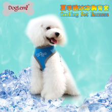 Doglemi Summer Cooling Pet Arnês Ice Padded Dog colete macio Arnês
